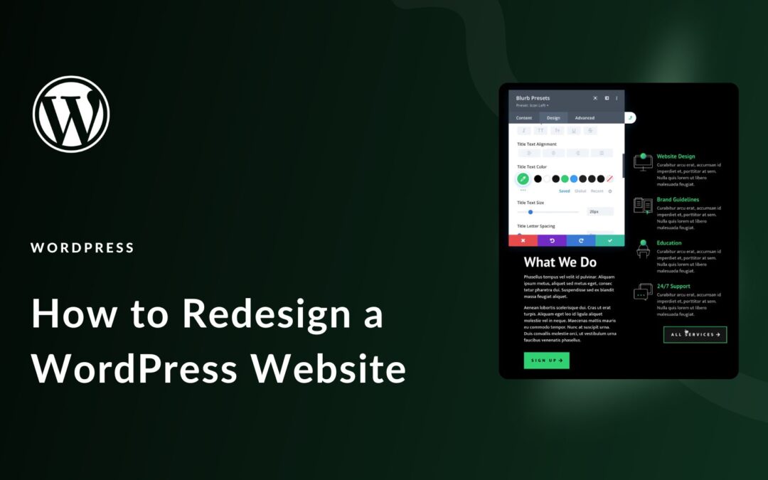 “Revamp Your Digital Presence: Redesigning Websites with Divi Made Simple”