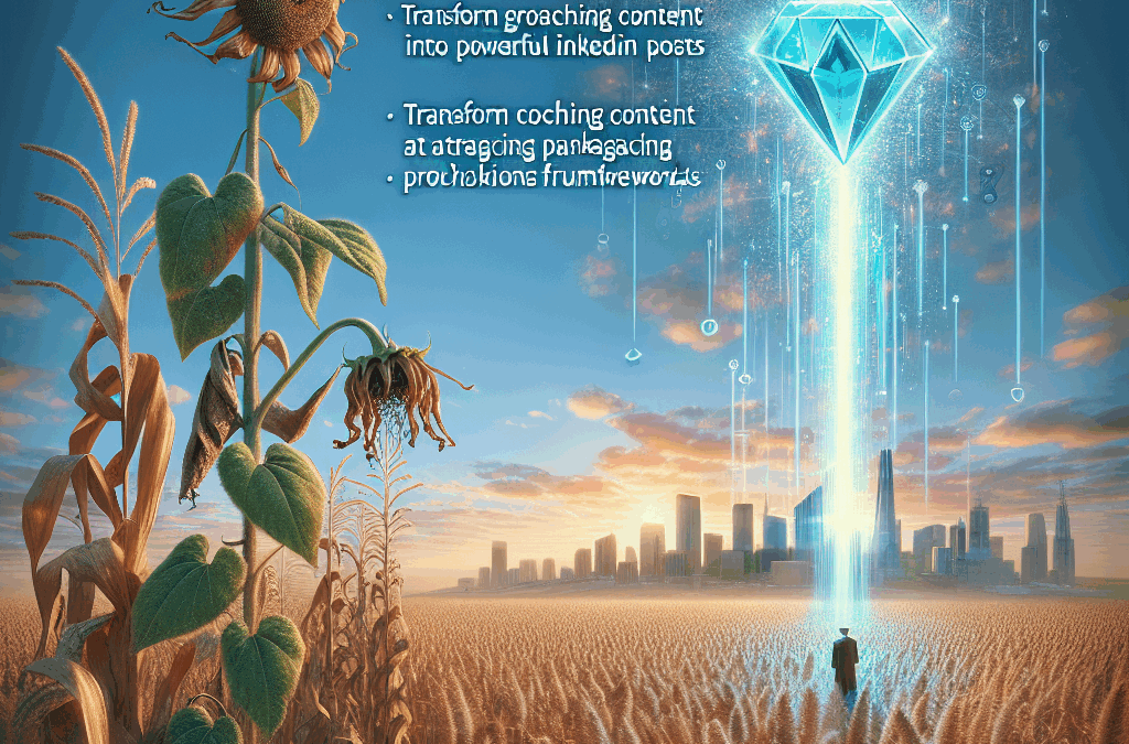 “Maximizing Engagement: Transform Coaching Content into Powerful LinkedIn Posts”